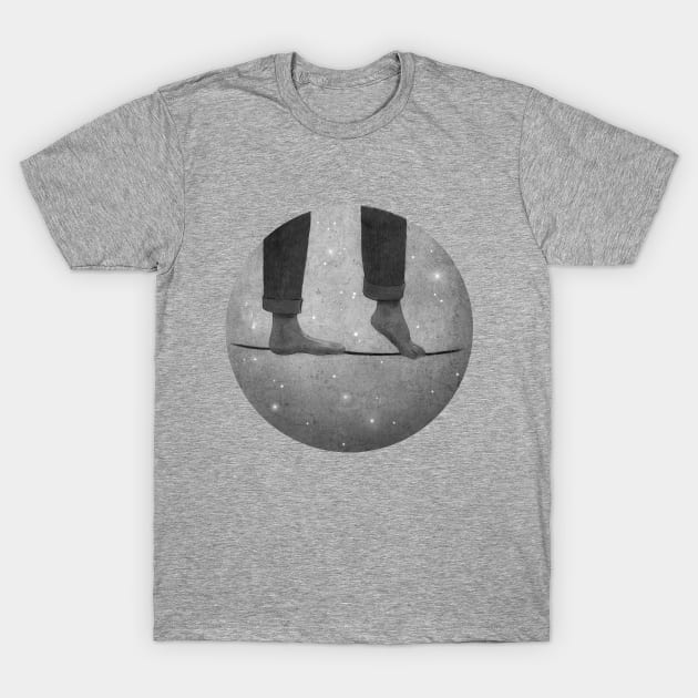 Tightrope Walker T-Shirt by Terry Fan